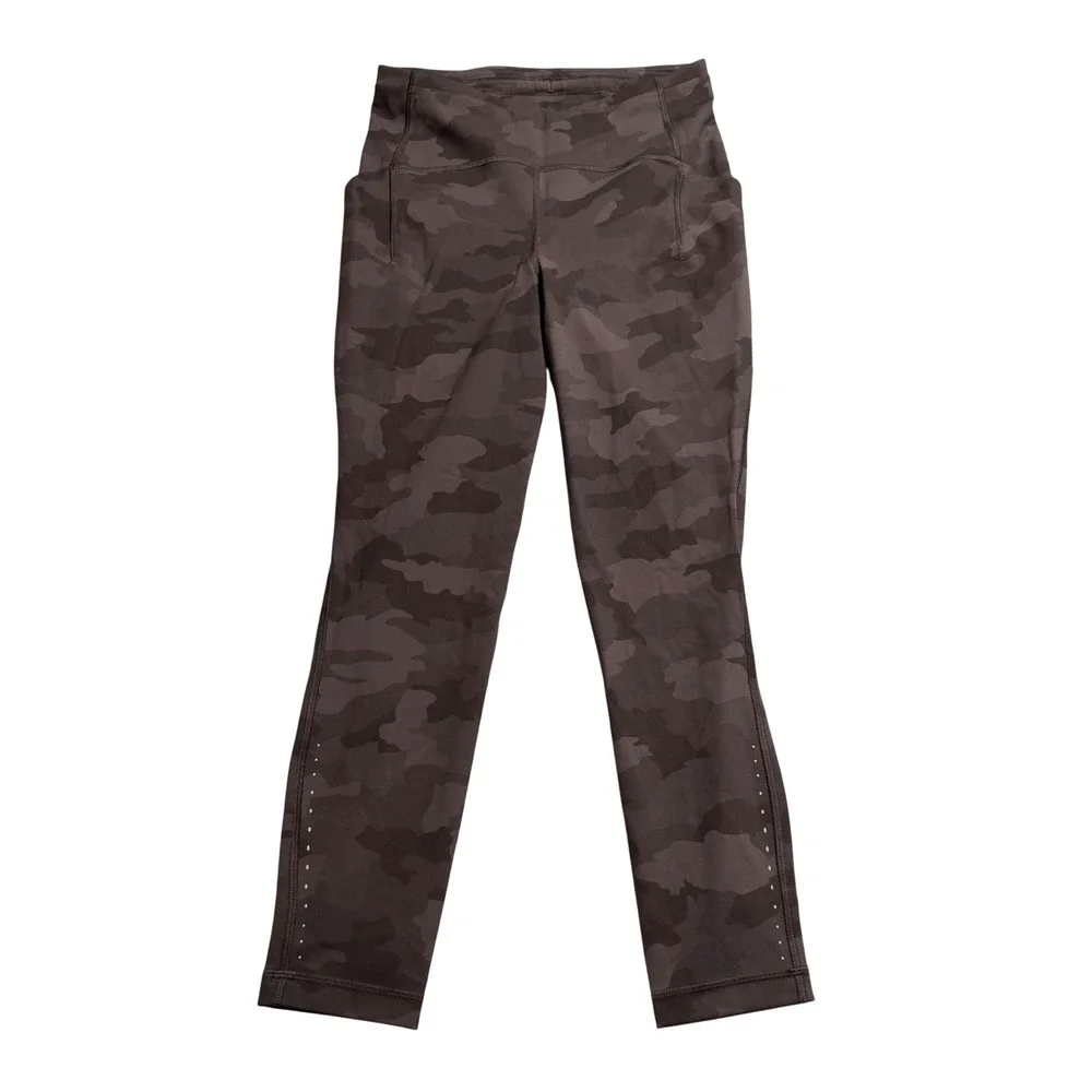 Lululemon Swift Speed High-Rise Tight 25 Camo Deep Coal Multi Gray Leggings 6